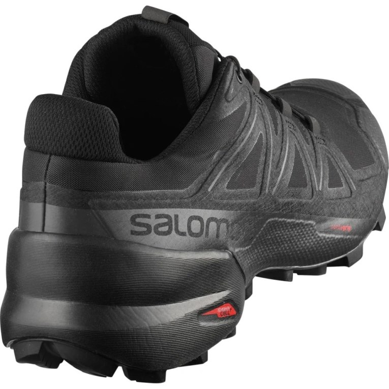 Black Salomon Speedcross 5 Men's Trail Running Shoes | IE LI1407